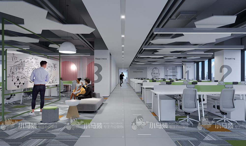 上海微盟总部办公楼装修项目